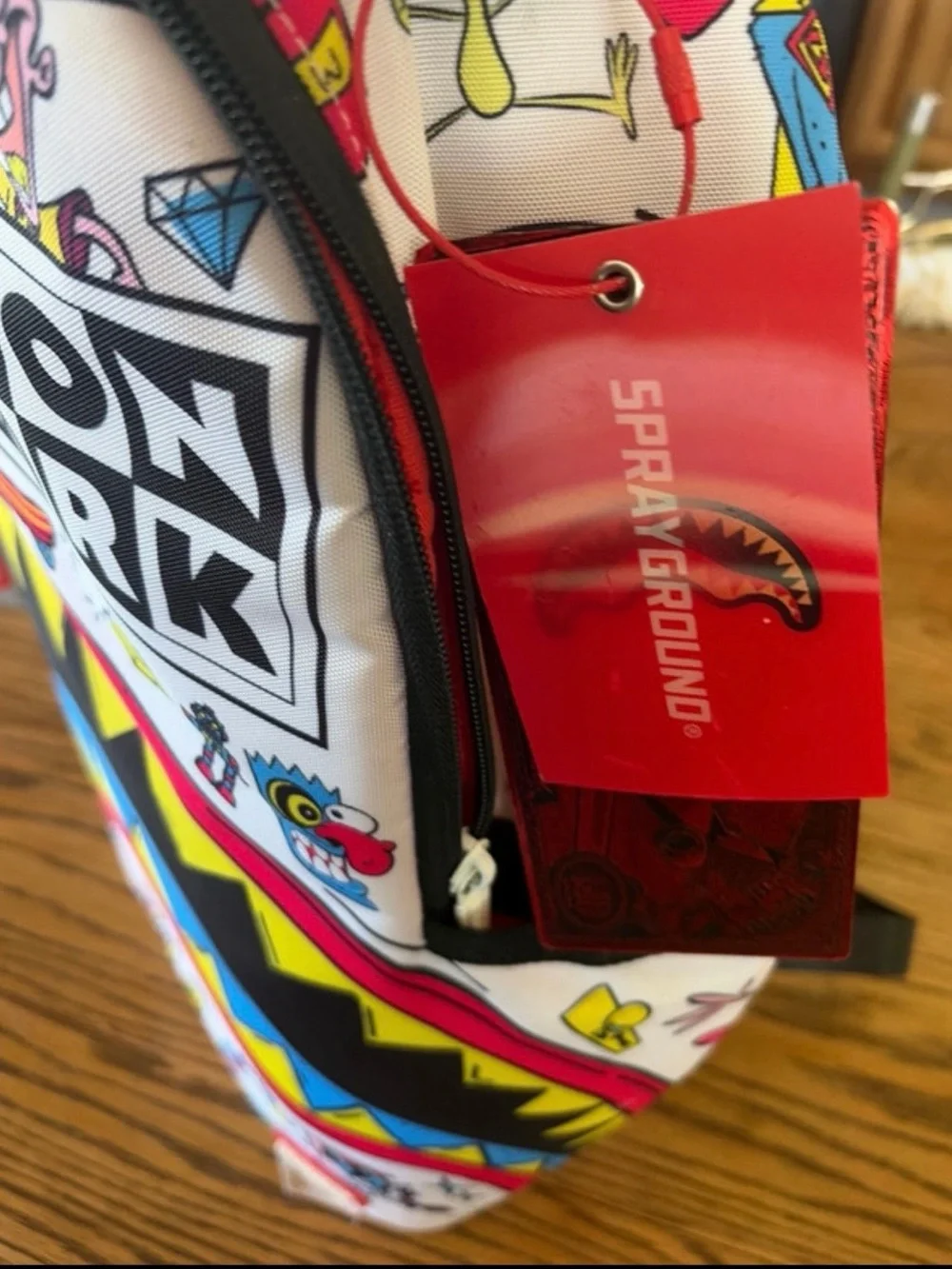 Sprayground bold cartoon
